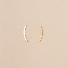 Load image into Gallery viewer, Refined Earring Collection - Comet Curve/Gold Vermeil