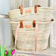 Load image into Gallery viewer, French market basket, market basket, market tote
