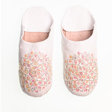 Load image into Gallery viewer, Moroccan Sequined Slippers White
