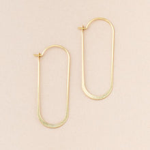 Load image into Gallery viewer, Refined Earring Collection - Cosmic Oval/Gold Vermeil
