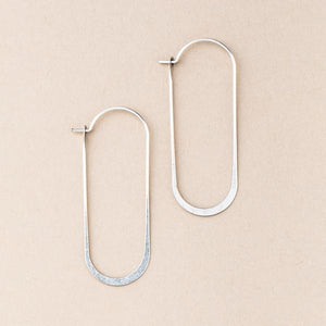 Refined Earring Collection - Cosmic Oval/SterlingSilver