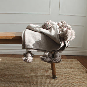 Le Nid Cotton Blanket Taupe