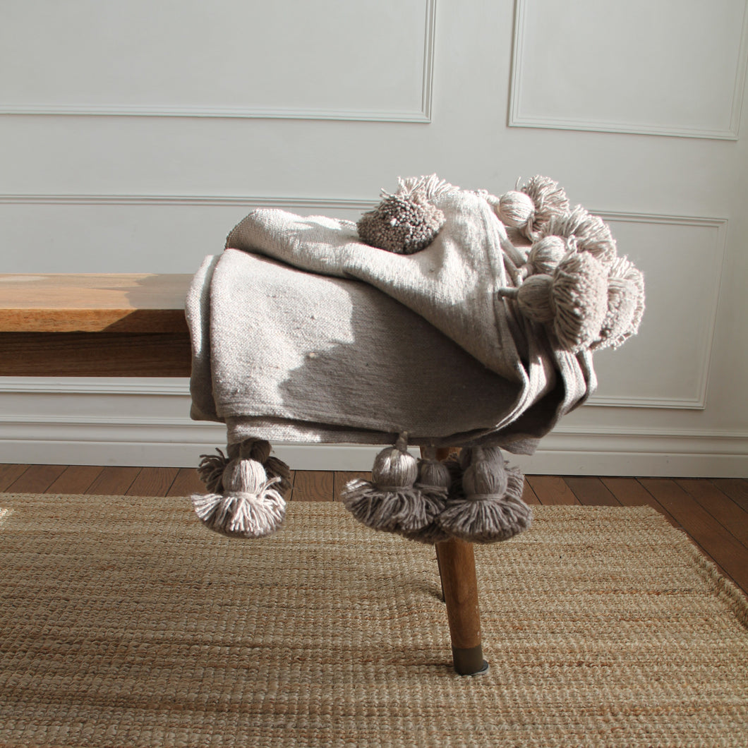 Le Nid Cotton Blanket Taupe