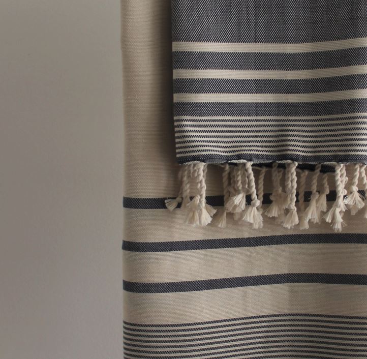 Cotton Tea Towels with Fringe